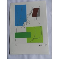 Lithographie Andy Warhol ex. 125 cm 35x50