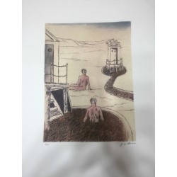Giorgio De Chirico litografia 50x70 con certificato