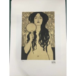 Gustav Klimt litografia 50x70 cm ediz. TREC con certificato