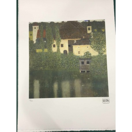 Gustav Klimt litografia 50x70 cm ediz. TREC con certificato