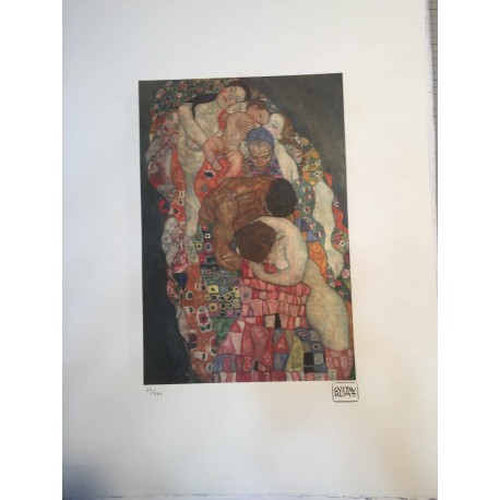 Gustav Klimt litografia 50x70 cm ediz. TREC con certificato