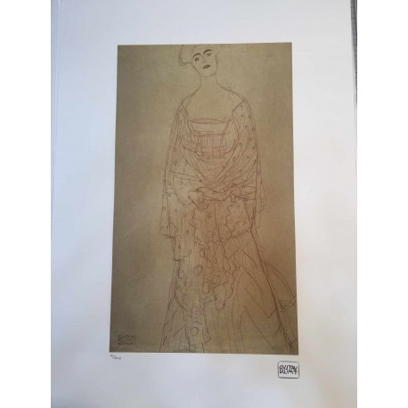 Gustav Klimt litografia 50x70 cm ediz. TREC con certificato