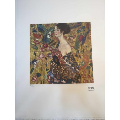 Gustav Klimt litografia 50x70 cm ediz. TREC con certificato