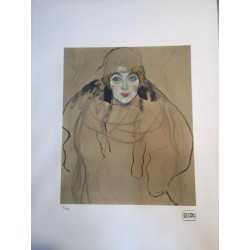 Gustav Klimt litografia 50x70 cm ediz. TREC con certificato