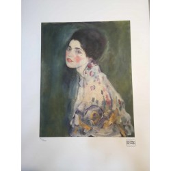 Gustav Klimt litografia 50x70 cm ediz. TREC con certificato