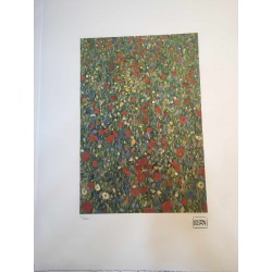 Gustav Klimt litografia 50x70 cm ediz. TREC con certificato