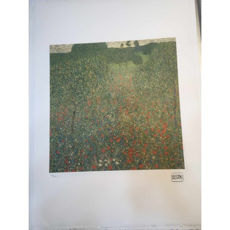 Gustav Klimt litografia 50x70 cm ediz. TREC con certificato