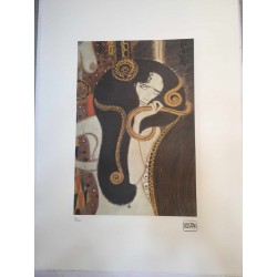 Gustav Klimt litografia 50x70 cm ediz. TREC con certificato