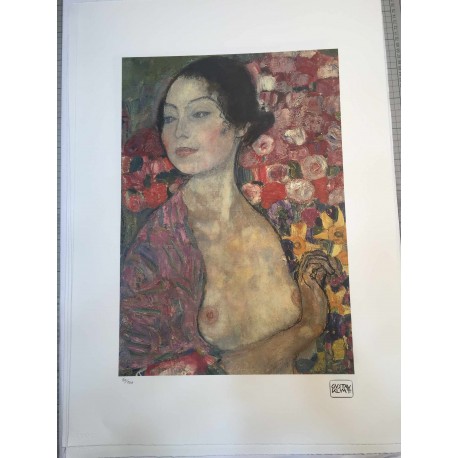 Gustav Klimt litografia 50x70 cm ediz. TREC con certificato