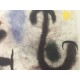 Joan Miro Litografia Spadem su carta Arches cm 56x76 con certificato