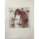 Joan Miro Litografia Spadem su carta Arches cm 56x76 con certificato