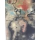 Joan Miro Litografia Spadem su carta Arches cm 56x76 con certificato