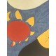 Joan Miro Litografia Spadem su carta Arches cm 56x76 con certificato