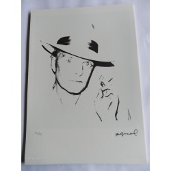 Andy Warhol Lithograph ex. 125 cm 35x50