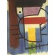 Joan Miro Litografia Spadem su carta Arches cm 56x76 con certificato