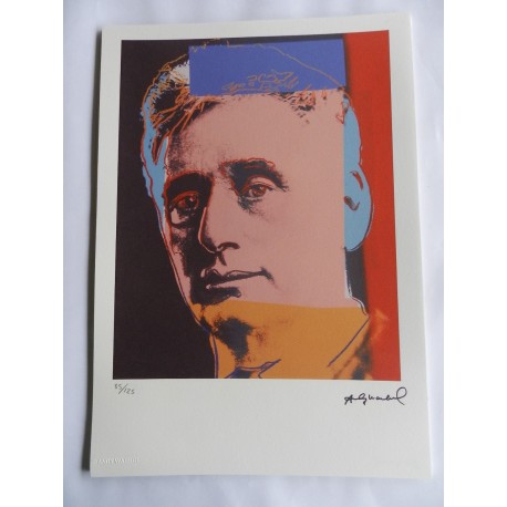 Andy Warhol Lithograph ex. 125 cm 35x50