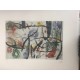 Joan Miro Litografia Spadem su carta Arches cm 56x76 con certificato