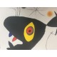 Joan Miro Litografia Spadem su carta Arches cm 56x76 con certificato