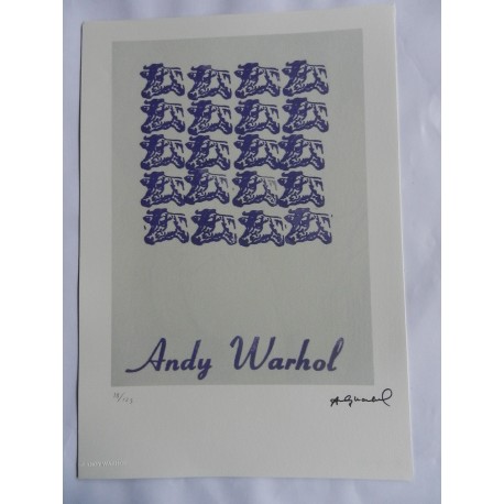 Andy Warhol Lithograph ex. 125 cm 35x50