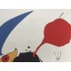 Joan Miro Litografia Spadem su carta Arches cm 56x76 con certificato