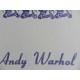 Andy Warhol Lithograph ex. 125 cm 35x50