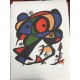 Joan Miro Litografia Spadem su carta Arches cm 56x76 con certificato