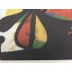 Joan Miro Litografia Spadem su carta Arches cm 56x76 con certificato