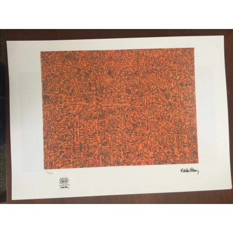 Keith Haring  Litografia 50x70 cm  con certificato