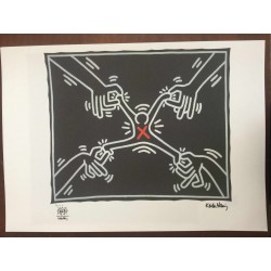 Keith Haring  Litografia 50x70 cm  con certificato