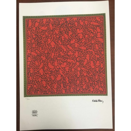 Keith Haring  Litografia 50x70 cm  con certificato