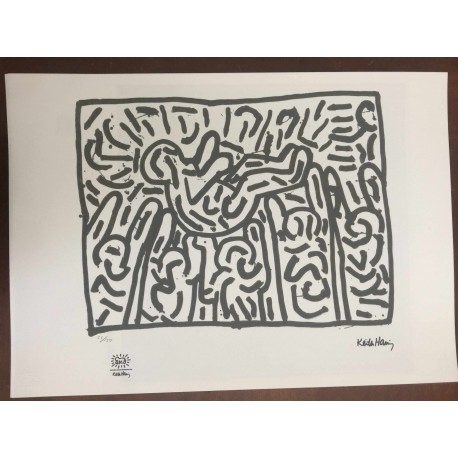 Keith Haring  Litografia 50x70 cm  con certificato