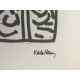 Keith Haring  Litografia 50x70 cm  con certificato