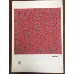 Keith Haring  Litografia 50x70 cm  con certificato