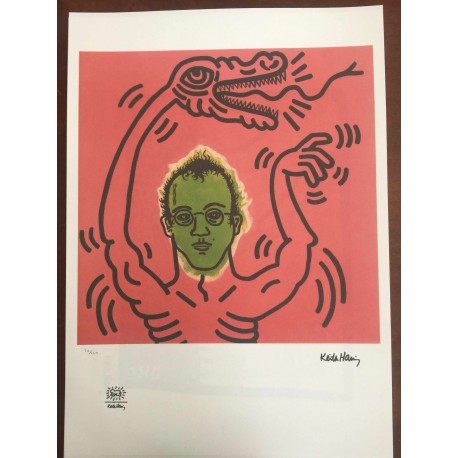 Keith Haring  Litografia 50x70 cm  con certificato