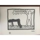 Keith Haring  Litografia 50x70 cm  con certificato