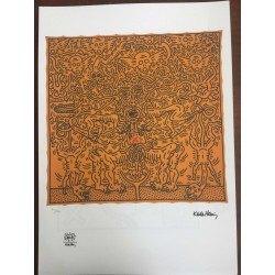 Keith Haring  Litografia 50x70 cm  con certificato