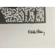 Keith Haring  Litografia 50x70 cm  con certificato