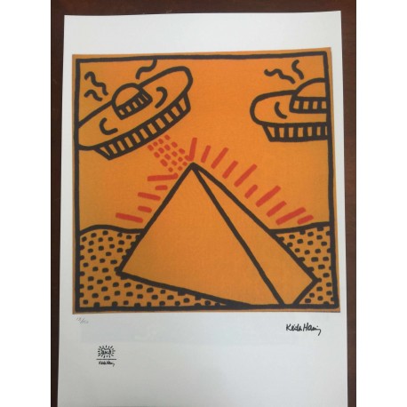 Keith Haring  Litografia 50x70 cm  con certificato