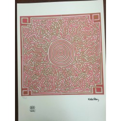 Keith Haring  Litografia 50x70 cm  con certificato