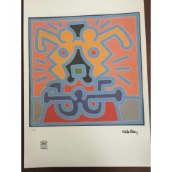 Keith Haring  Litografia 50x70 cm  con certificato