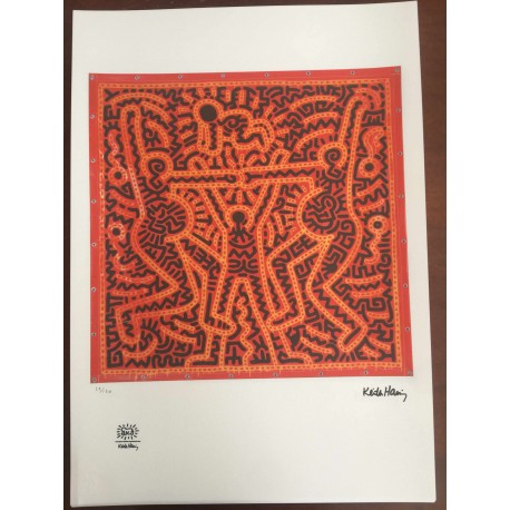 Keith Haring  Litografia 50x70 cm  con certificato