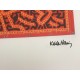 Keith Haring  Litografia 50x70 cm  con certificato