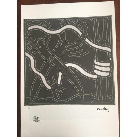 Keith Haring  Litografia 50x70 cm  con certificato