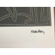 Keith Haring  Litografia 50x70 cm  con certificato