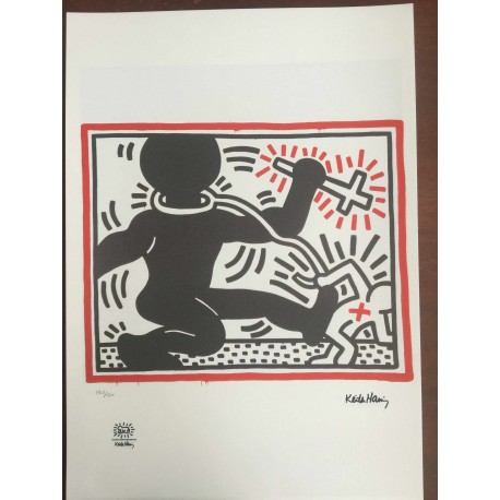 Keith Haring  Litografia 50x70 cm  con certificato