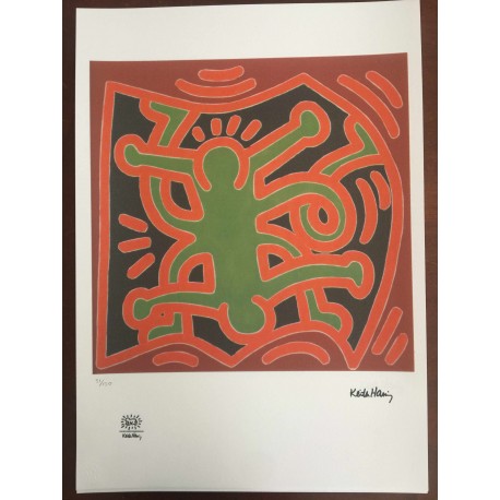 Keith Haring  Litografia 50x70 cm  con certificato