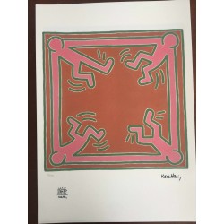 Keith Haring  Litografia 50x70 cm  con certificato