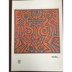 Keith Haring  Litografia 50x70 cm  con certificato