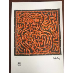 Keith Haring  Litografia 50x70 cm  con certificato