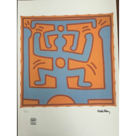 Keith Haring  Litografia 50x70 cm  con certificato